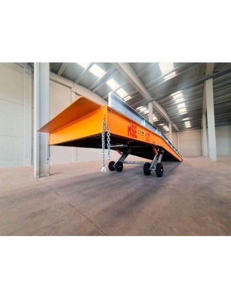 Rampe di Carico--Rampa di carico elettrico 12 ton. con piattaforma batteria