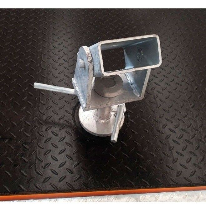 Rampas de carga--Rampa de carga electrica 12 ton. con plataforma a batería