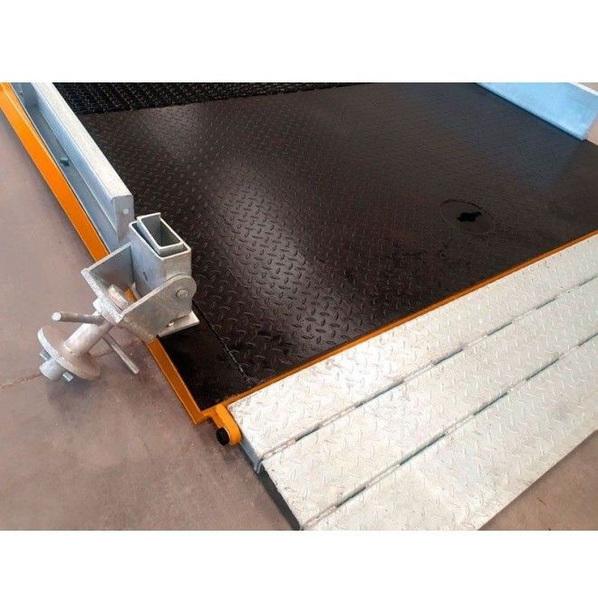 Rampe di Carico--Rampa di carico elettrico 12 ton. con piattaforma batteria