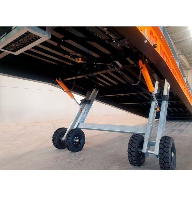 Laderampen--Laderampe elektrische 12 tonnen mit batterieplattform