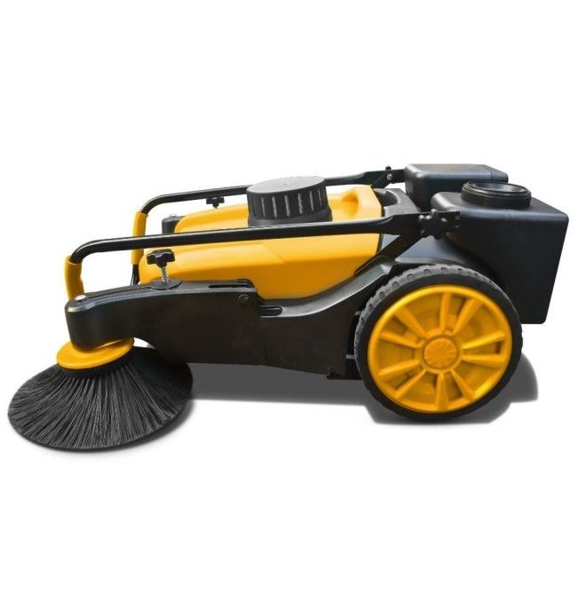 Varredores e esfregadores--Varredor Manual 980MM de 70L com spray de água