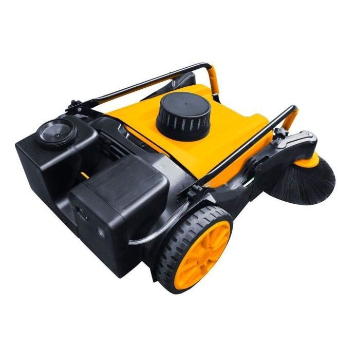 Varredores e esfregadores--Varredor Manual 980MM de 70L com spray de água