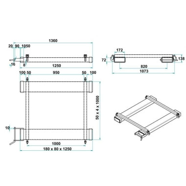 Cranes and Forklift Hooks-Implementation Crane Big-Bag 2,000Kg 2