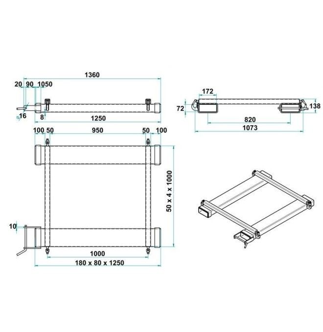 Krane und Lkw-Haken-Implementierung Kran Big-Bag 2.000 Kg
