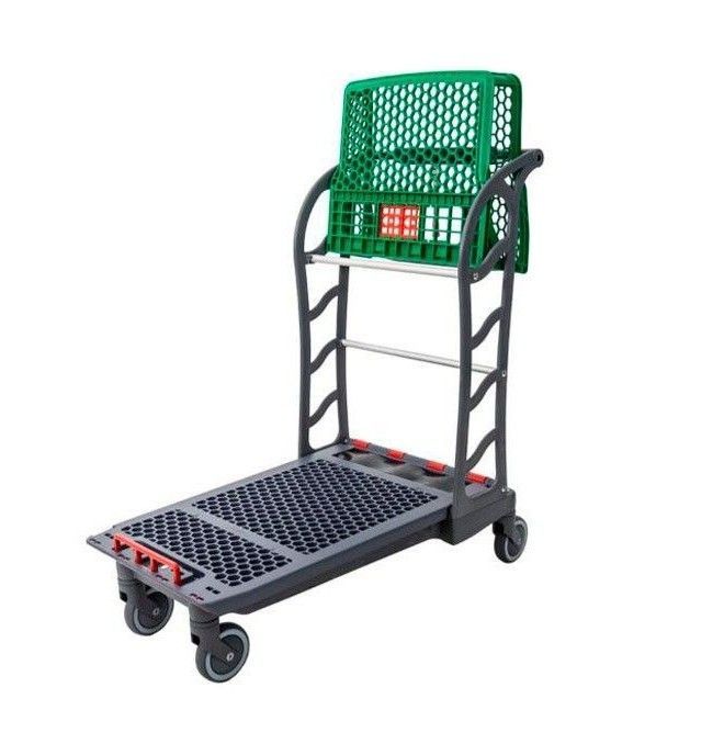 Supermarkets and warehouses--Carrito autoservice plastic with basket