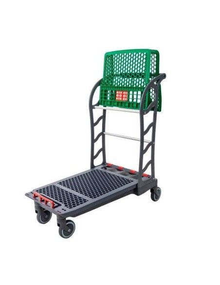 Supermarkets and warehouses--Carrito autoservice plastic with basket
