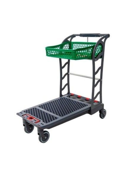 Supermarkets and warehouses--Carrito autoservice plastic with basket