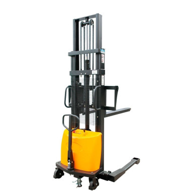 Semi-Electric Stackers--Electric Semi stacker 1000kg to 1600mm (Adjustable Width Pads)