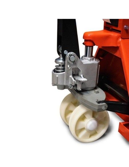 Weighing Pallet Trucks-TYMBIA-Weighing pallet truck 2000kg (With Printer) with Nylon Wheels