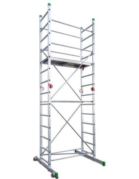 Échafaudage--Mini Échafaud aluminium 150 kg- Échelle appui