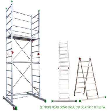 Échafaudage--Mini Échafaud aluminium 150 kg- Échelle appui 2