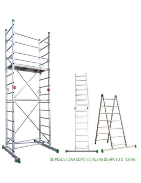 Échafaudage--Mini Échafaud aluminium 150 kg- Échelle appui