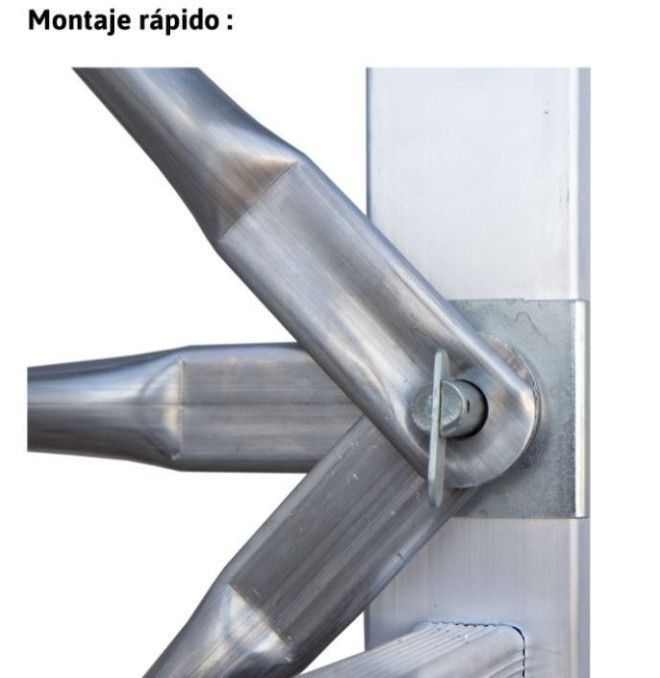 Échafaudage--Mini Échafaud aluminium 150 kg- Échelle appui