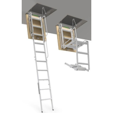 Escaliers--Échelle Scannable en 4 sections d'acier peint