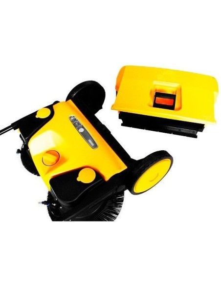 Varredores e esfregadores--Varredor 780MM tradução manual com escovas elétricas e spray