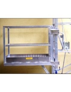 Escaleras--Escalera con Plataforma Regulable en altura 2