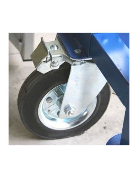 Treppe--Leiter mit regelbarer Plattform in der Höhe