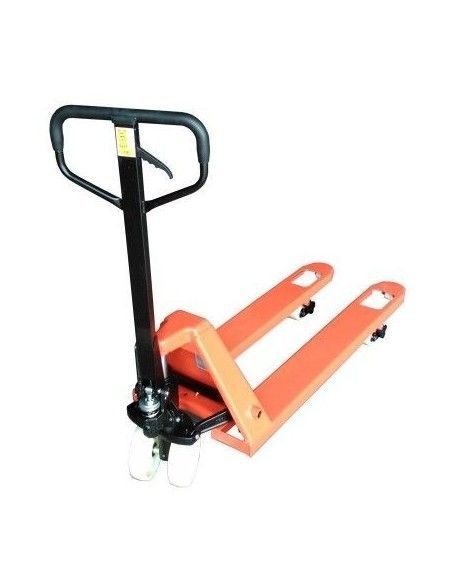 Transpaletas Manuales--Transpaleta manual 2500kg con ruedas y rodillos dobles de nylon