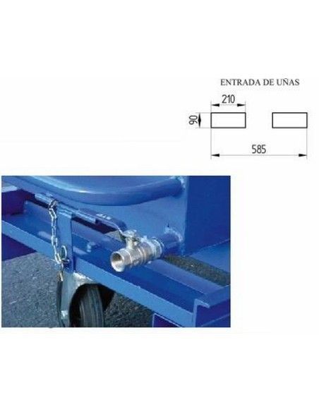 Tilting Container--Tilting Container 300L (with tap)