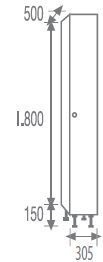 Phenolic locker 1 door 2