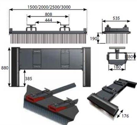 Set Bürste Barredor para Carretilla