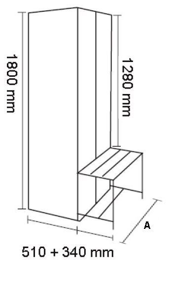 Lockers and 1 door bench modules 1