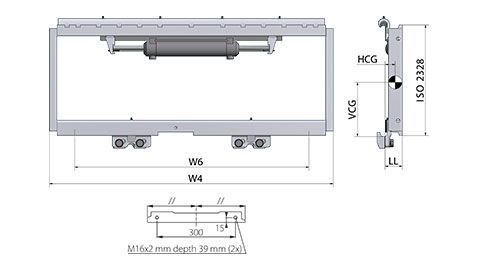 FEM2 2500kg width 1020mm