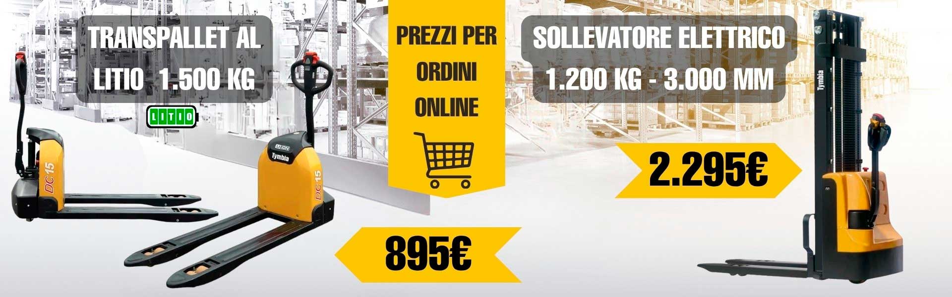 Sollevatore & transpallet elettrico
