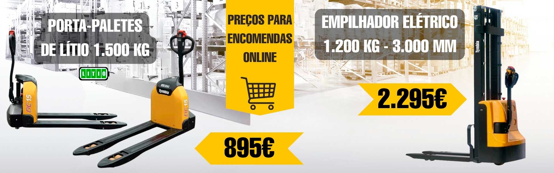 Porta-paletes & stacker