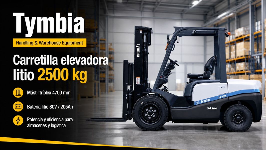 Carretilla elevadora electrica / litio